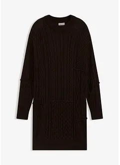 Robe en maille torsadée, bonprix Robe en maille torsadée, bonprix