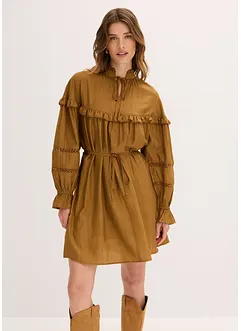 Robe courte en fine viscose mélangée, bonprix Robe courte en fine viscose mélangée, bonprix