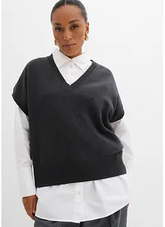 Pull sans manches 100% coton, bonprix Pull sans manches 100% coton, bonprix