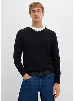 Pull en fine maille avec laine mérinos, bonprix Pull en fine maille avec laine mérinos, bonprix
