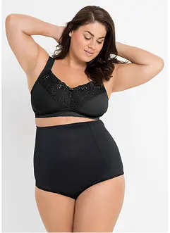 Culotte sculptante à empiècement dentelle, maintien fort, bonprix Culotte sculptante à empiècement dentelle, maintien fort, bonprix