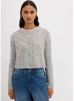 Grobstrickjacke aus weichem Woll-Mix, bonprix Grobstrickjacke aus weichem Woll-Mix, bonprix