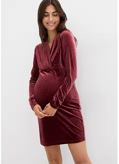 Umstands-und Stillkleid aus weichem Samt, bonprix Umstands-und Stillkleid aus weichem Samt, bonprix