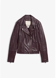 Bikerjacke aus Nappaleder, bonprix Bikerjacke aus Nappaleder, bonprix