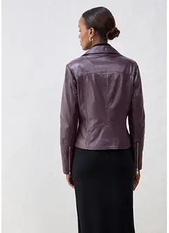Bikerjacke aus Nappaleder, bonprix Bikerjacke aus Nappaleder, bonprix