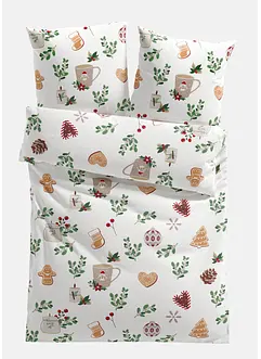 Parure de lit motif biscuits de Noël, bonprix Parure de lit motif biscuits de Noël, bonprix