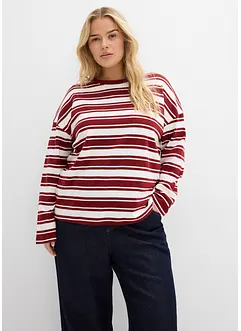 T-shirt manches longues oversize 100% coton, bonprix T-shirt manches longues oversize 100% coton, bonprix