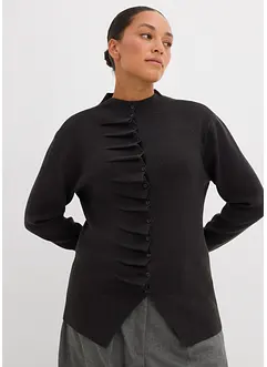 Gilet en fine maille de viscose mélangée, bonprix Gilet en fine maille de viscose mélangée, bonprix