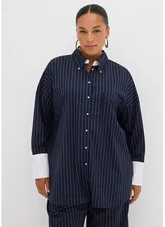 Chemise à rayures tennis, viscose mélangée, bonprix Chemise à rayures tennis, viscose mélangée, bonprix