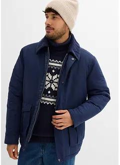 Wattierte Winterjacke  mit Cordkragen, bonprix Wattierte Winterjacke  mit Cordkragen, bonprix