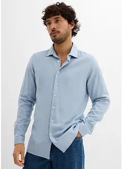 Chemise business en flanelle 100% coton, slim, bonprix Chemise business en flanelle 100% coton, slim, bonprix