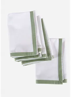 Stoffservietten aus Bio Baumwolle (4er Pack), bonprix Stoffservietten aus Bio Baumwolle (4er Pack), bonprix