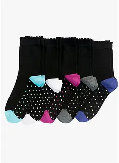 Damen Socken mit Bio-Baumwolle (5er Pack), bonprix Damen Socken mit Bio-Baumwolle (5er Pack), bonprix