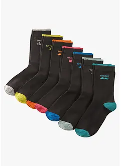 Socken Wochentage mit Bio-Baumwolle (7er Pack), bonprix Socken Wochentage mit Bio-Baumwolle (7er Pack), bonprix