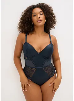 Stringbody mit Glanzeffekt, bonprix Stringbody mit Glanzeffekt, bonprix