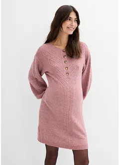 Umstandsstrick- und Stillstrickkleid mit langer Knopfleiste, bonprix Umstandsstrick- und Stillstrickkleid mit langer Knopfleiste, bonprix