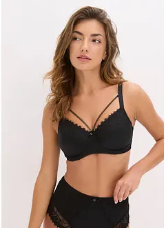 Soutien-gorge minimiseur à lanières strassées amovibles, bonprix Soutien-gorge minimiseur à lanières strassées amovibles, bonprix