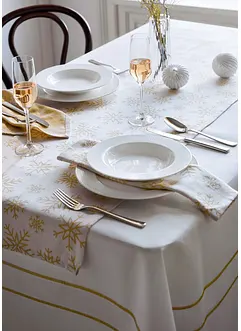 Lot de 2 serviettes de table en jacquard coton, bonprix Lot de 2 serviettes de table en jacquard coton, bonprix