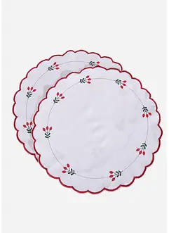 Tischset aus Bio Baumwolle (2er Pack), bonprix Tischset aus Bio Baumwolle (2er Pack), bonprix