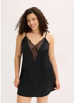 Négligé de satin à fil brillant, bonprix Négligé de satin à fil brillant, bonprix