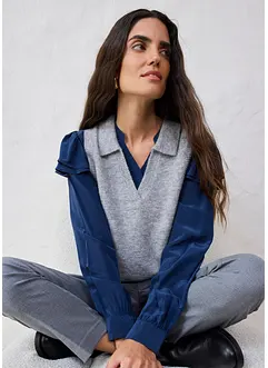 Pullunder mit Alpakawolle, bonprix Pullunder mit Alpakawolle, bonprix