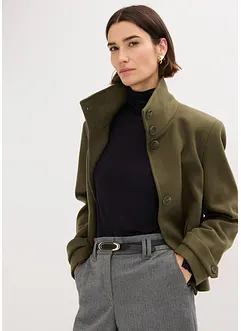 Jacke in Wolloptik, bonprix Jacke in Wolloptik, bonprix