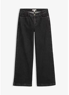 Wide-Leg-Jeans, Mid Waist, Full Length, bonprix Wide-Leg-Jeans, Mid Waist, Full Length, bonprix