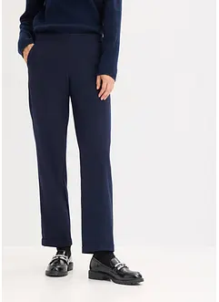 Pantalon à revers et taille élastiquée, bonprix Pantalon à revers et taille élastiquée, bonprix