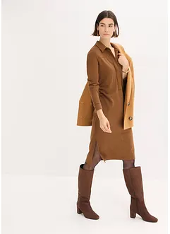 Robe-chemise en jersey milano, bonprix Robe-chemise en jersey milano, bonprix