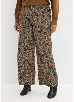 Pantalon ample et extensible en twill, bonprix Pantalon ample et extensible en twill, bonprix