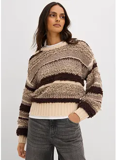 Pull en maille oversize, bonprix Pull en maille oversize, bonprix