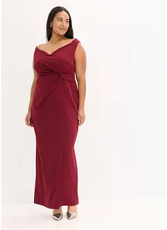 Carmen-Kleid aus strukturiertem Crepe, bonprix Carmen-Kleid aus strukturiertem Crepe, bonprix