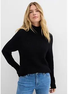 Pull en fine maille 100% coton, bonprix Pull en fine maille 100% coton, bonprix