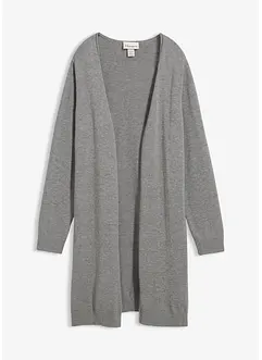 Longstrickjacke mit Rollkanten, bonprix Longstrickjacke mit Rollkanten, bonprix