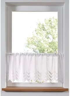 Scheibengardine mit recyceltem Polyester, bonprix Scheibengardine mit recyceltem Polyester, bonprix