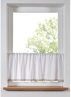 Scheibengardine aus Bio Baumwolle, bonprix Scheibengardine aus Bio Baumwolle, bonprix