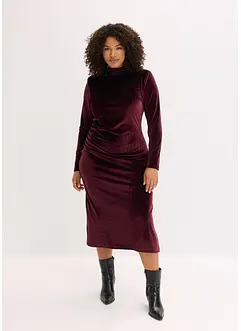 Midikleid aus softem Samt, bonprix Midikleid aus softem Samt, bonprix