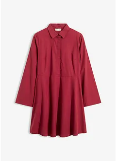 Hemdblusenkleid aus reiner Baumwolle, bonprix Hemdblusenkleid aus reiner Baumwolle, bonprix