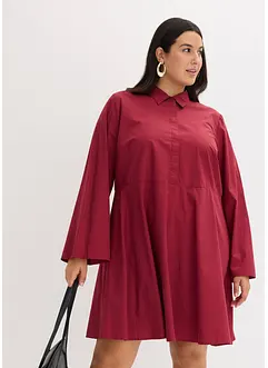 Hemdblusenkleid aus reiner Baumwolle, bonprix Hemdblusenkleid aus reiner Baumwolle, bonprix