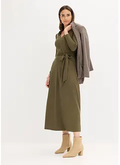 Hemdblusenkleid mit Viskose, bonprix Hemdblusenkleid mit Viskose, bonprix