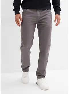 Pantalon extensible regular à doublure chaude en flanelle, droit, bonprix Pantalon extensible regular à doublure chaude en flanelle, droit, bonprix