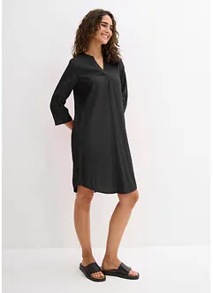 Robe-tunique fluide et texturée en viscose majoritaire, bonprix Robe-tunique fluide et texturée en viscose majoritaire, bonprix