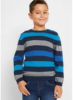 Pull en fine maille 100% coton, bonprix Pull en fine maille 100% coton, bonprix