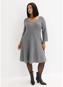 Strickkleid aus fließendem Viskose-Mix, bonprix Strickkleid aus fließendem Viskose-Mix, bonprix
