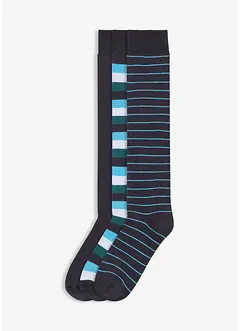 Thermo Kniestrümpfe mit weichem Innenfrottee mit Bio-Baumwolle (3er Pack), bonprix Thermo Kniestrümpfe mit weichem Innenfrottee mit Bio-Baumwolle (3er Pack), bonprix