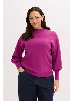 Strickpullover mit Ballonärmeln, bonprix Strickpullover mit Ballonärmeln, bonprix
