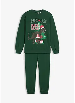 Sweatshirt und Sweathose aus reiner Baumwolle (2-tlg.Set), bonprix Sweatshirt und Sweathose aus reiner Baumwolle (2-tlg.Set), bonprix
