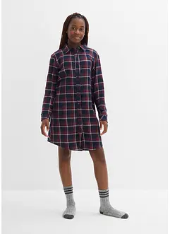 Nachthemd aus weichem Flanell mit Knopfleiste, bonprix Nachthemd aus weichem Flanell mit Knopfleiste, bonprix