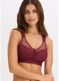 Soutien-gorge grand maintien sans armatures avec bretelles rembourrées, bonprix Soutien-gorge grand maintien sans armatures avec bretelles rembourrées, bonprix