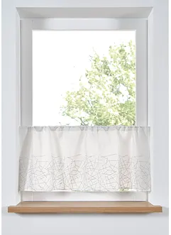 Scheibengardine mit Glanz Stickerei, bonprix Scheibengardine mit Glanz Stickerei, bonprix